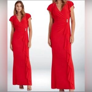 Ralph Lauren Stunning Red Dress
